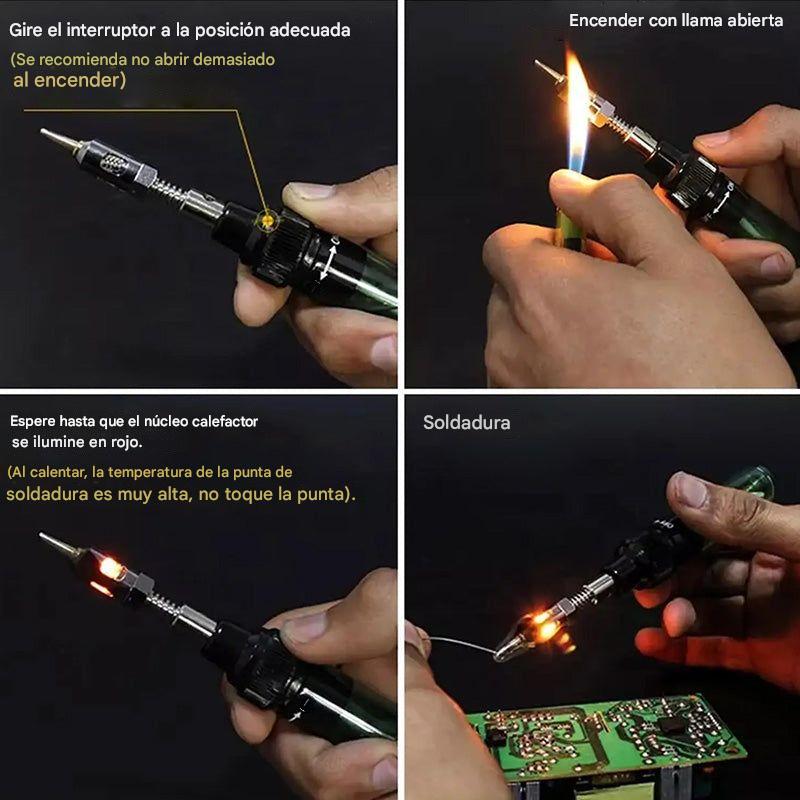 MINI SOLDADOR A GAS PORTÁTIL