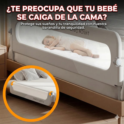 BabyGuard™ | Barandilla Anticaídas Plegable para Bebé