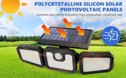 Luz Solar LED Inteligente con Sensor de Movimiento – Seguridad y Eficiencia para tu Hogar
